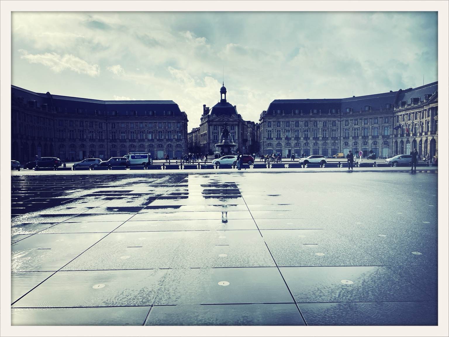 Miroir d'eau à Bordeaux
