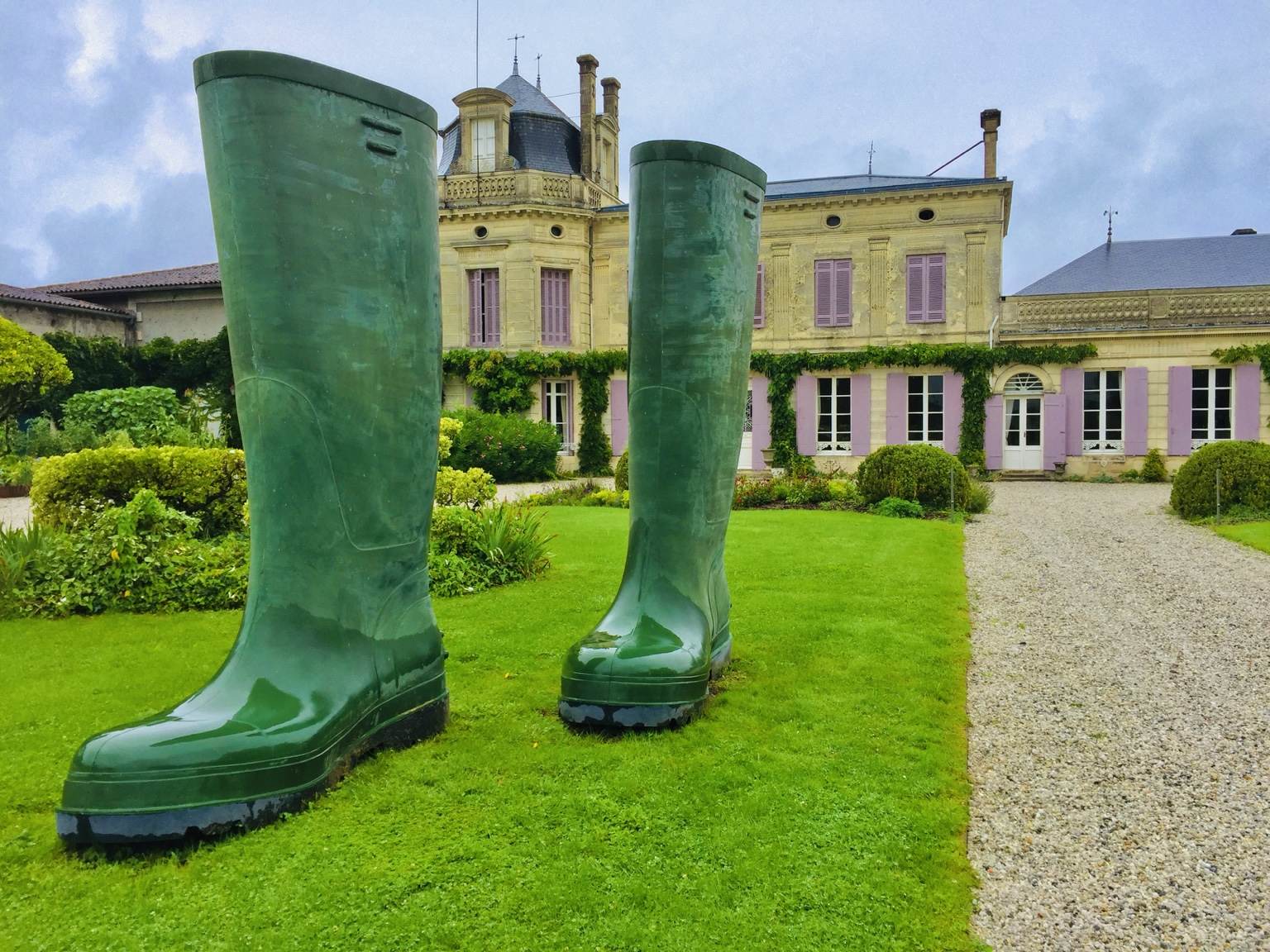 Château Chasse-Spleen et ses bottes monumentales